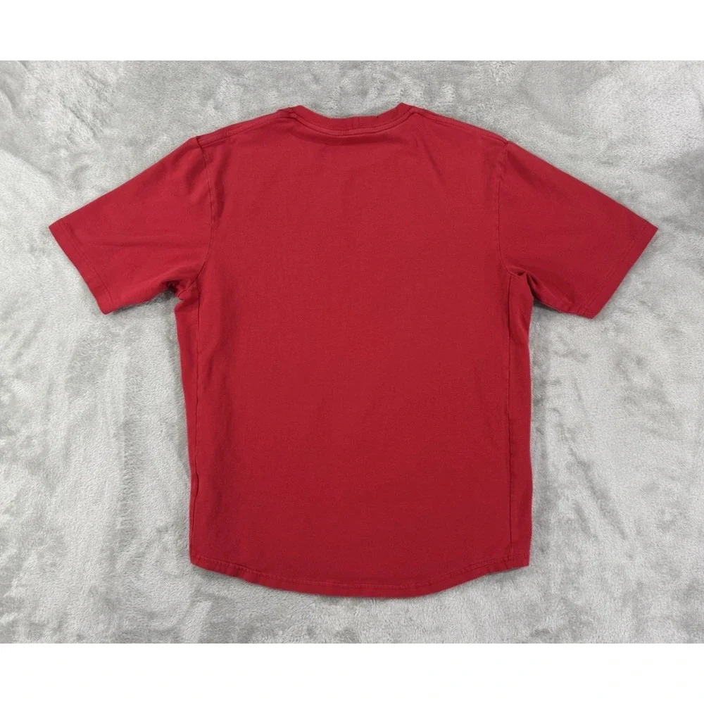 Vintage Nike Shirt Mens M Red Nike Swoosh‎ Performance Athletic Running Y2K